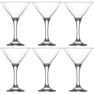 LAV 6-teiliges Martini Cocktail Gläser-Set "Serie MISKET" 175 ml