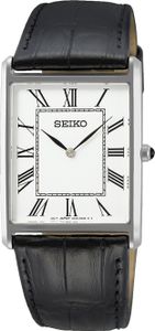 Damenuhr Lederband, Edelstahl - Seiko Modell: SWR049P1 Damenuhr Lederband, Edelstahl - Seiko Modell: SWR049P1