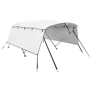 vidaXL 4-Bow Bimini-Top mit Seitenteilen 243x(230-244)x137 cm