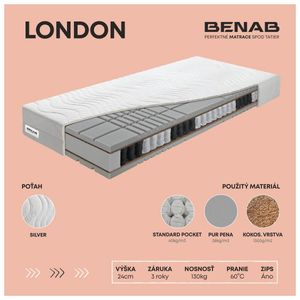 Benab London Matrac 180 x 200 cm