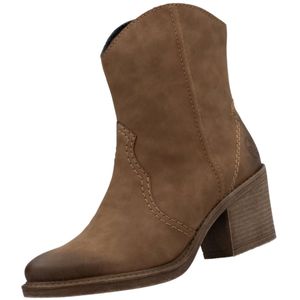 Rieker Damen Stiefelette Cowboy Boot Blockabsatz Western Y1251, Größe:40 EU, Farbe:Braun