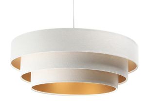 Lampa wisząca TRIO biała/złota