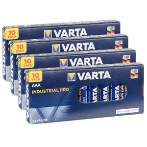 VARTA 40 Stück Mikro Batterien AAA Mikro industrial Pro IND10