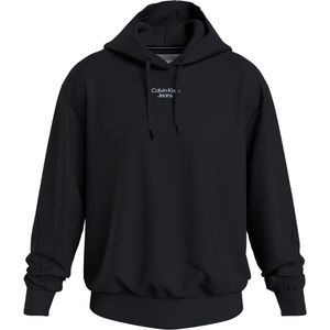 Calvin Klein Sweatshirts Stacked Logo Hoodie, J30J320604BEH, Größe: 181