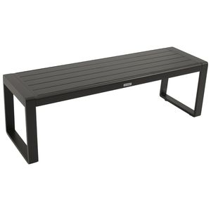 DEGAMO Gartenbank Hockerbank RIVA 3-sitzer, Aluminium anthrazit, wetterfest DEGAMO Gartenbank Hockerbank RIVA 3-sitzer, Aluminium anthrazit, wetterfest