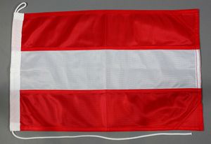 Bootsflagge Österreich 30x45 cm Motorradflagge Bootsfahne