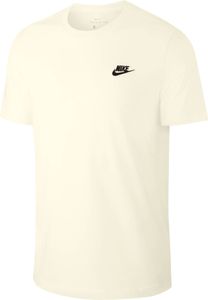 Nike Sportswear Club Herren T-Shirt, Farbe:Beige, Größe:M