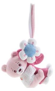 Trudi - Baby Bear - Teddybär rosa mit Klettband