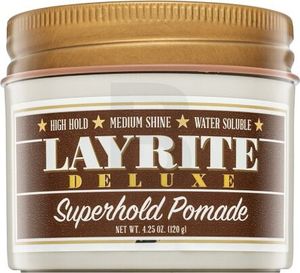 Layrite Superhold Pomade Haarpomade für extra starken Halt 120 g