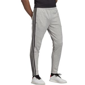 adidas Jogginghose für Herren im 3 Streifen Design schwarz, Größe:L, Farbe:Schwarz