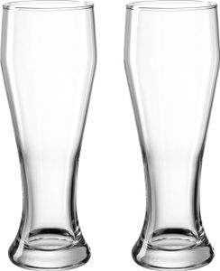 Leonardo Limited Edition Weizenbier-Glas 6er Set, spülmaschinenfeste Weizen-Gläser, Bierglashöhe 23,6 cm, 680 ml, 061359