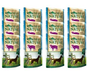 Dehner Best Nature Hundefutter, Nassfutter, für ausgewachsene Hunde, Lamm / Haferflocken, 12 x 150 g Beutel (1.8 kg)
