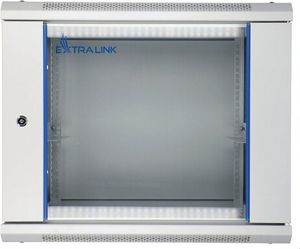 Extralink 9U 600x450 Grey Szafa rack do montażu naściennego