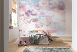 Komar Vlies Fototapete - Clouds - Größe: 300 x 250 cm (Breite x Höhe) - 3 Bahnen, Wohnzimmer, Schlafzimmer, Tapete