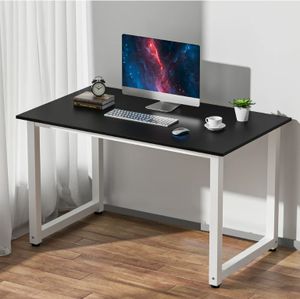 Computertisch 120CM Kleiner Schreibtische Bürotisch Arbeitstisch Tisch Officetisch für Home
