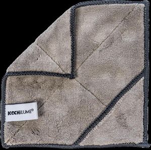 Kochblume Microfasertuch - 18x18 cm taupe