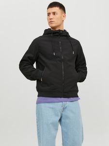 Jack&Jones JJEBASIC SOFTSHELL HOOD NOOS Black S