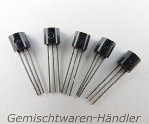 5x Transistor BC556B Transistor: bipolar PNP 80V 100mA 500mW TO92