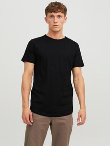 JACK & JONES T-shirt Herren Baumwolle Schwarz GR78339 - Größe: XXL