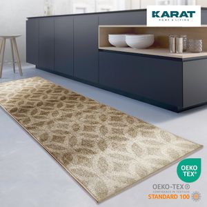 Teppich-Läufer auf Maß Murcia Beige Breite: 80 cm, Länge: 400 cm