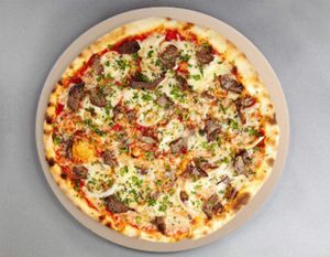 Hochwertiger Pizzastein Rund 38cm Durchmesser für Gasgrill und Backofen