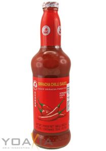 [ 700ml / 800g ] COCK Sriracha Chilisauce STRONG Sriracha Chili Sauce SCHARF