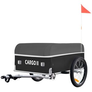 Tiggo VS Cargo II Fahrrad Lastenanhänger mit 130 Liter Volumen Klappbar Fahrradanhänger Transportanhänger