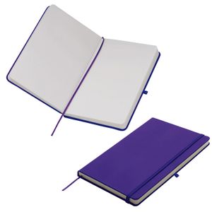 Notizbuch / DIN A5 / 160 S. / blanko / samtweiches PolyurethanHardcover / Farbe: violett