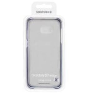 Samsung EF-QG935CB Clear Cover für Galaxy S7 Edge schwarz