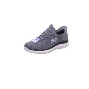 Męskie buty sportowe Skechers szare/czarne SUMMITS-KEY PACE SLIP-INS 232469/CCBK CHARCOAL/BLACK Rozmiary od 41 do 46