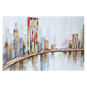 Abstrakte Gemälde Kuatéh Landschaft New York 120 x 80 cm Ölgemälde