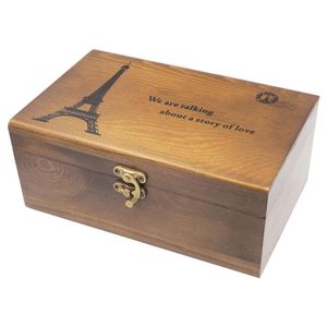 Sortierbox aus Holz Eiffelturm