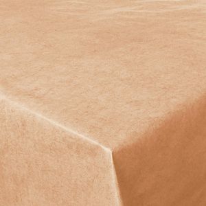 PVC Tischdecke Marble Uni Orange Wachstuch Uni marmoriert · Breite & Länge wählbar · abwaschbare Tischdecke , Größe:140 x 220 cm