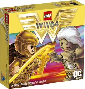 LEGO 76157 Super Heroes Wonder Woman vs Cheetah mit Max Minifigur, Bauset, Sammler-Spielzeuge für Kinder