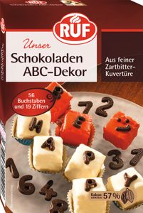 RUF Schokoladen ABC-Dekor