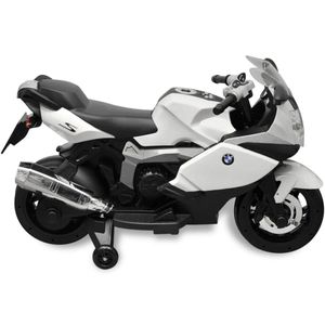 vidaXL BMW 283 Elektro-Motorrad für Kinder Weiß 6 V