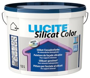 Lucite Silicat Color 12 Liter weiß