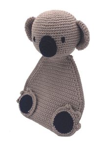 Hardicraft Häkelset Amigurumi "Shemar Koala" mit Baumwollgarn und Füllmaterial, 19cm, HC-44CK01