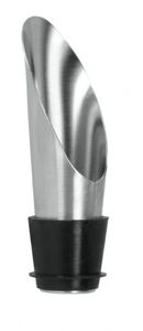 ausguss 7 cm Edelstahl/Silikon silber