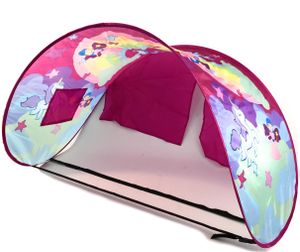 BEST DIRECT SleepFun Tent Betthimmel Kinderzelt Pop Up Zelt Bett Fairy Dream LED