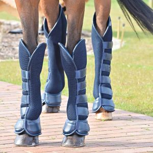 BUSSE Transport-Gamaschen 3D Air Effect Transportgamaschen Navy WB-vorne