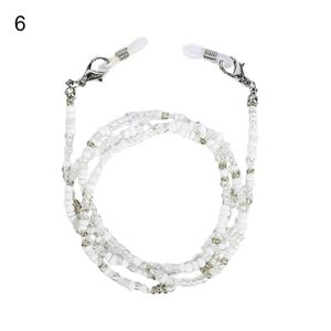 Anti-Verlust-tragbare Brillenkette, Halskette, bunte Perlen, zum Aufhängen, Gesichtsschutz, Kettenhalter, Glaszubehör-6