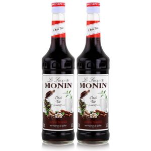 Monin Sirup Chai Tee 700ml - Cocktails Milchshakes Kaffeesirup (2er Pack)