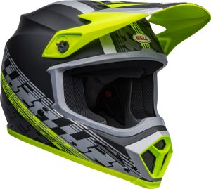 Bell MX-9 MIPS Offset Motocross Helm Farbe: Schwarz/Gelb, Grösse: M