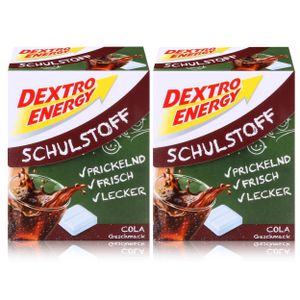 Dextro Energy Schulstoff Traubenzucker Cola Geschmack 50g (2er Pack)