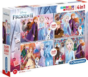 CLEMENTONI Eisreich Puzzle 2, 4in1 (20,20,60,60 Teile)