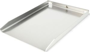 Edelstahl Grillplatte | Plancha 45x30cm - passend für Napoleon Rogue (mit Heckbrenner) | 4mm Massiv