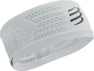 Compressport Headband On/Off White/Black Bežecká čelenka
