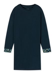 Schiesser Modern Nightwear Sleepshirt 90 cm Gesamtlänge, Modische Oversized-Form mit Taschen, Angenehm weiche Single-Jersey-Qualität