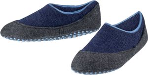 FALKE Kinder Hausschuhe - Cosyshoe, kurz, Slipper, Anti-Rutsch,Schurwolle Dunkelblau 23-24